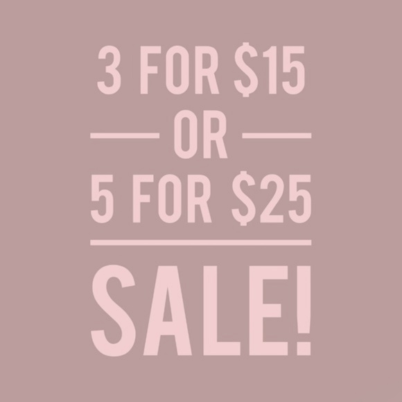 Bundle 3 items for $15, or 5 for $25!! - Picture 1 of 1
